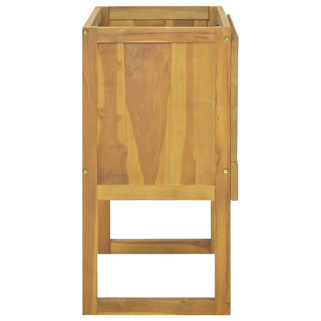 Badschrank 60x40x75 cm Massivholz Teak