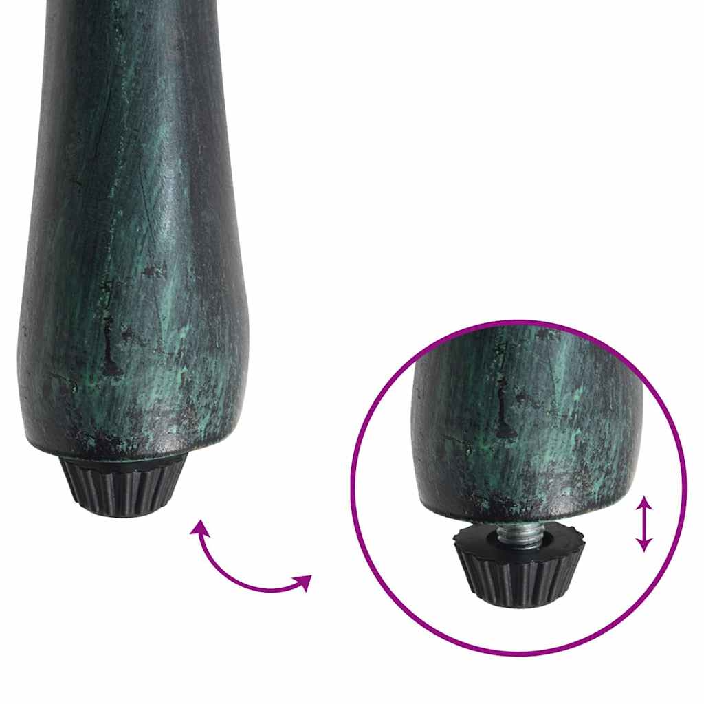 Gartenstuhl 2 pcs Bronze 39 x 40 x 87cm Aluminium