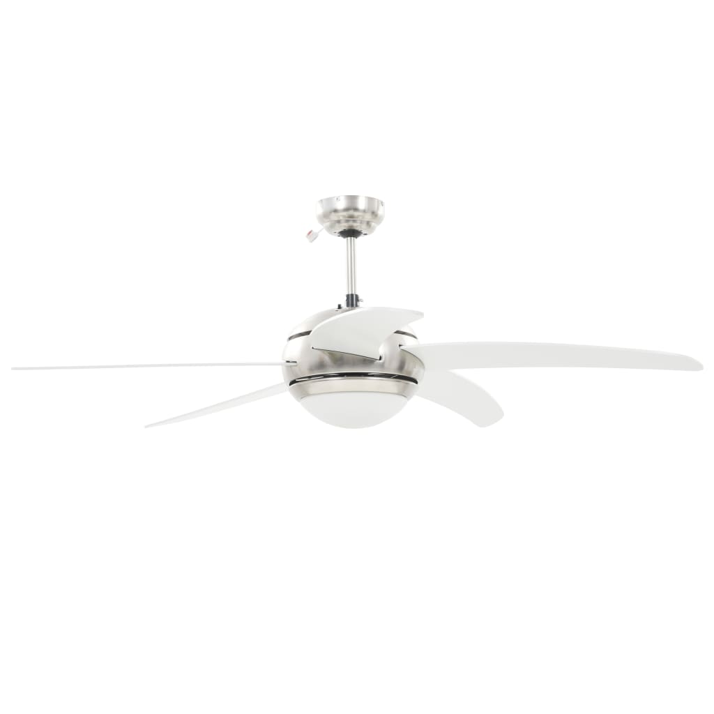 Deckenventilator mit Licht und Fernbedienung Ø 130 cm Weiß