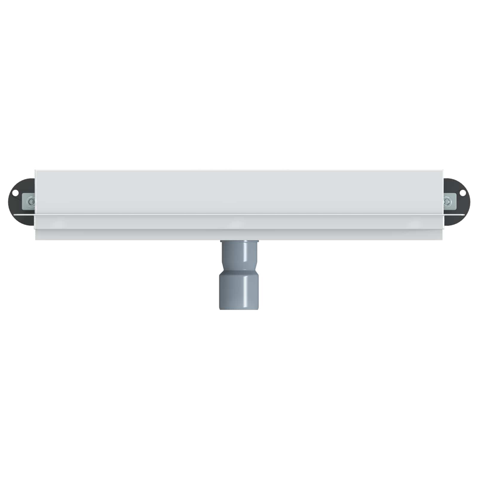 Wandmontierter Duschablauf Silber 50 cm Edelstahl 304