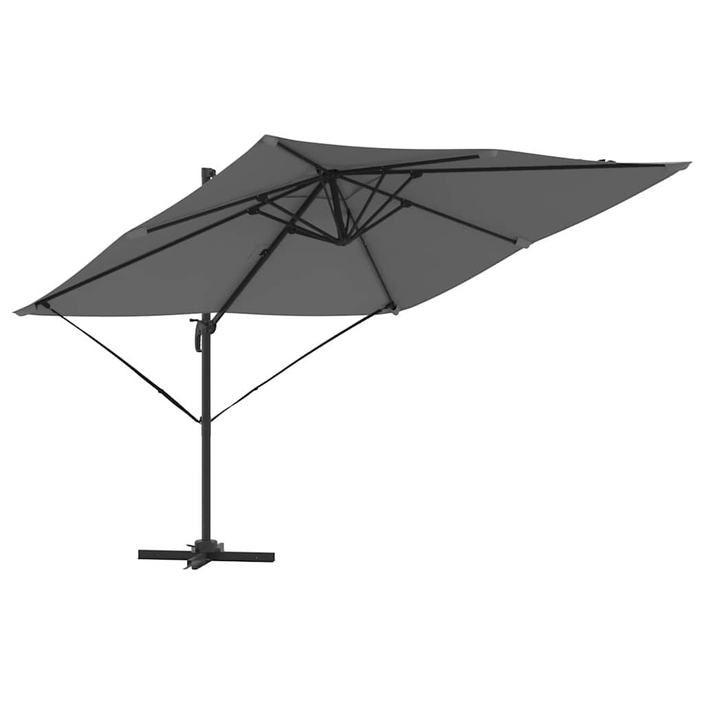 Roma Parasol Beige 286 x 284 x 265 cm Aluminium und Polyester