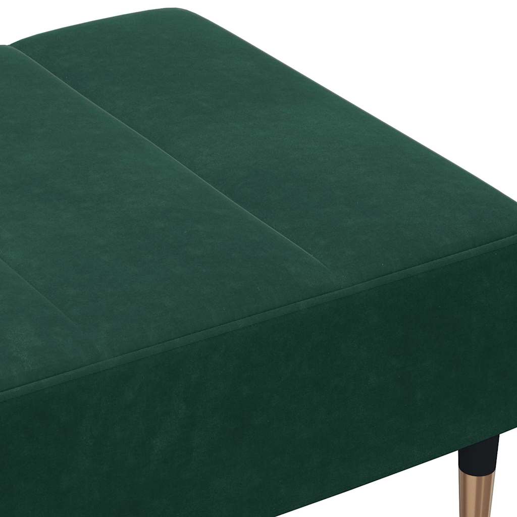 Fußhocker Hellgrau 77x55x31 cm Samt