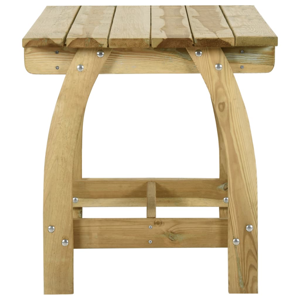 Gartentisch 160x74x75 cm Kiefernholz Imprägniert