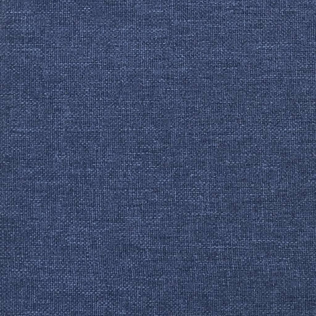 Fußhocker Hellgrau 45x29,5x35 cm Stoff und Kunstleder