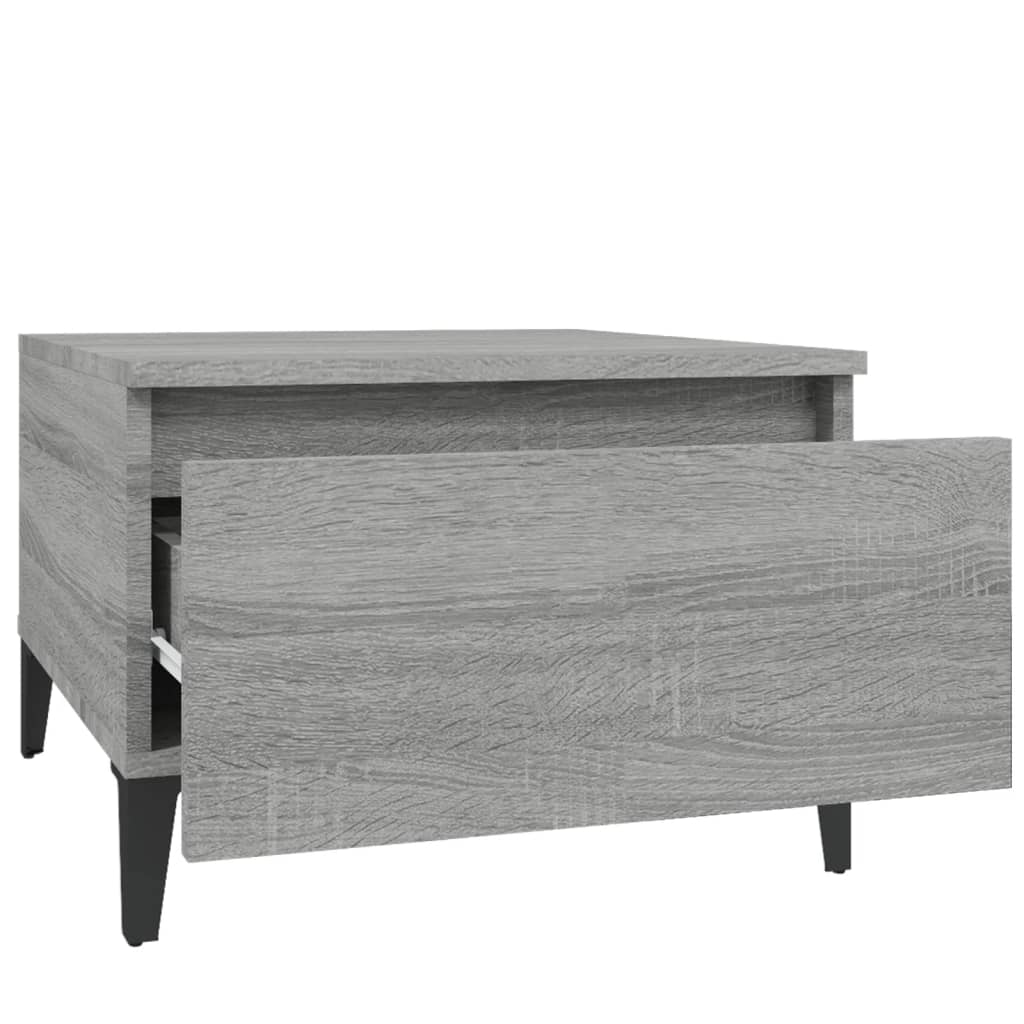 Beistelltisch Weiß 50x46x35 cm Holzwerkstoff