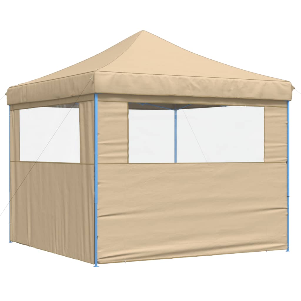 Partyzelt Faltbar Pop-Up Schwarz 292x292x315 cm