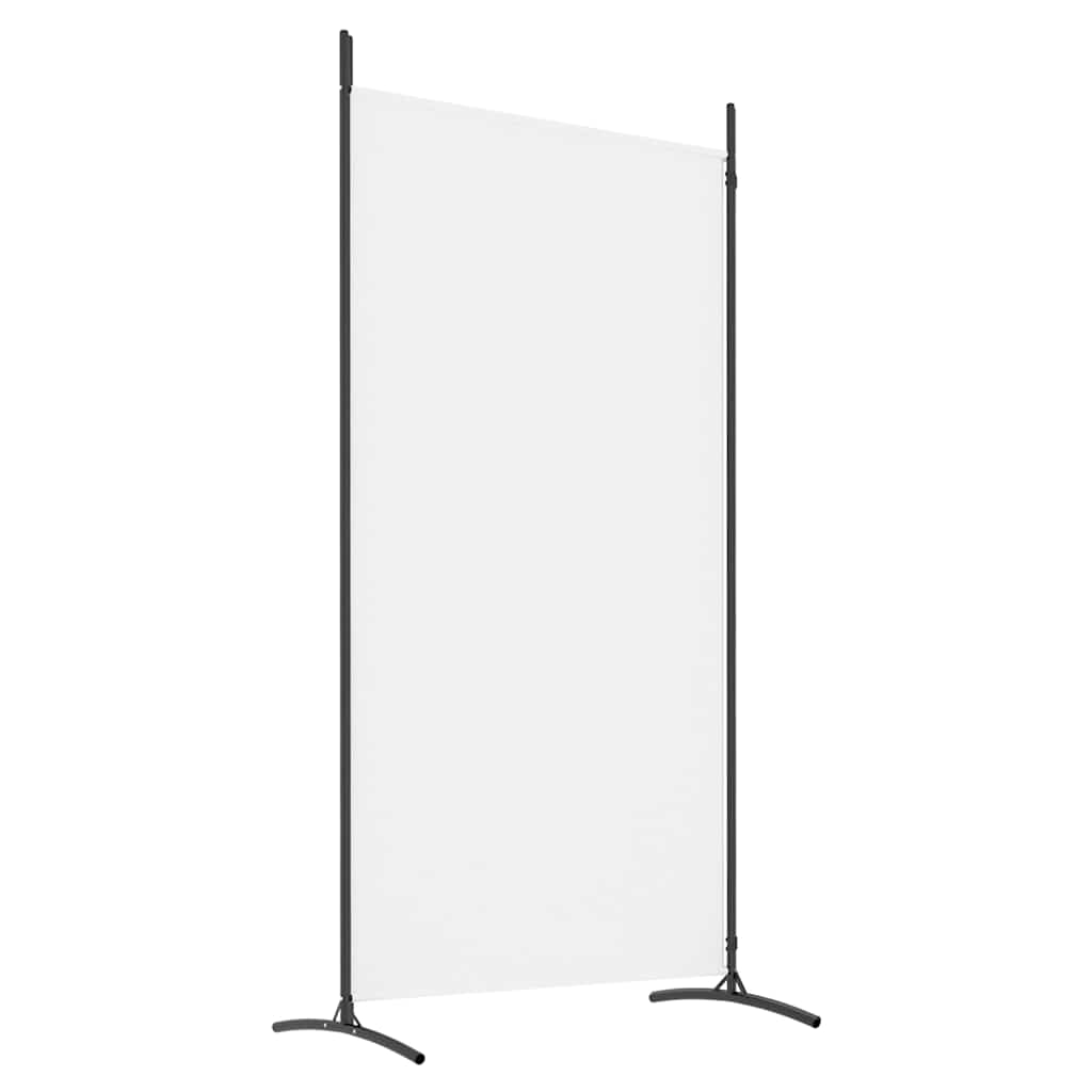 3-tlg. Raumteiler Weiß 260x180 cm Stoff