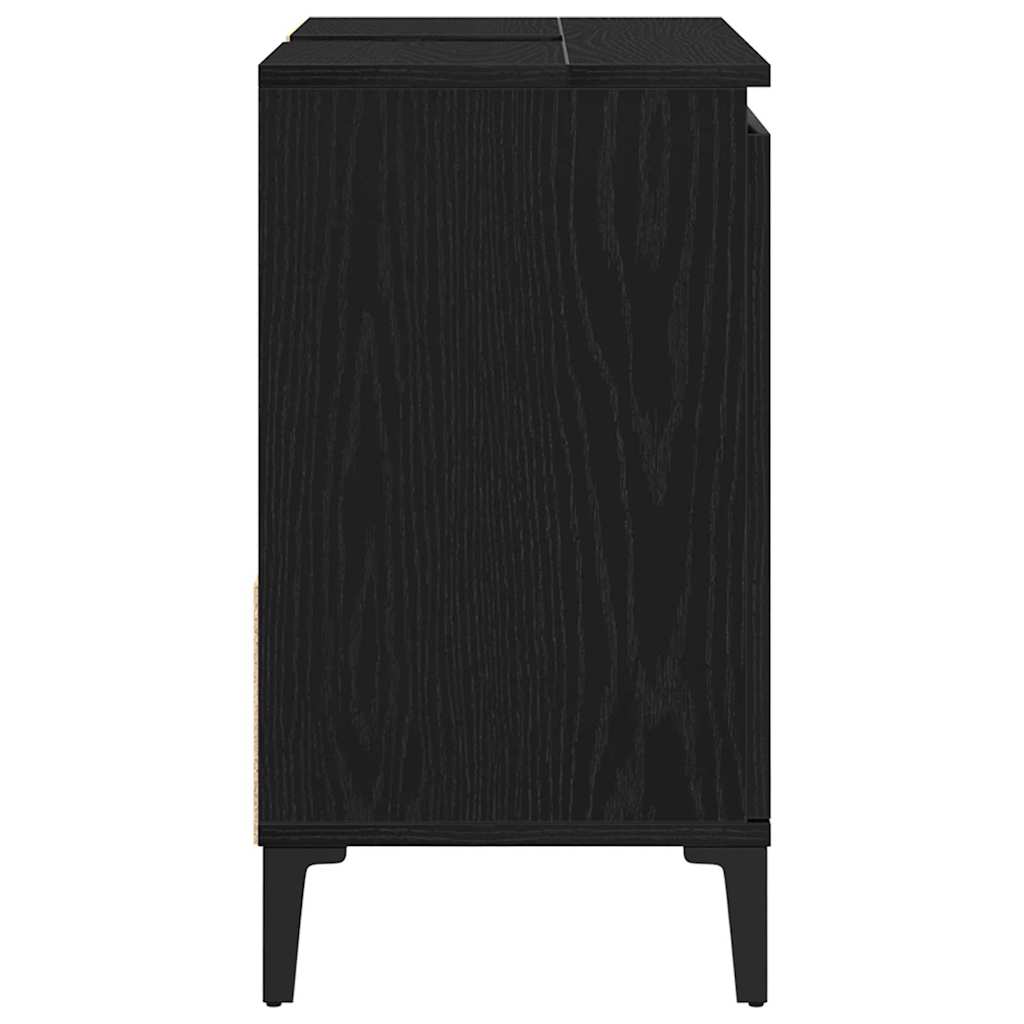 Badschrank Weiß 65x33x60 cm Holzwerkstoff