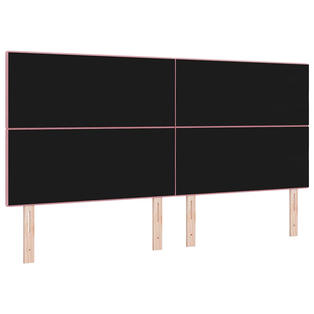 Kopfteil Hellgrau 80 cm Samt