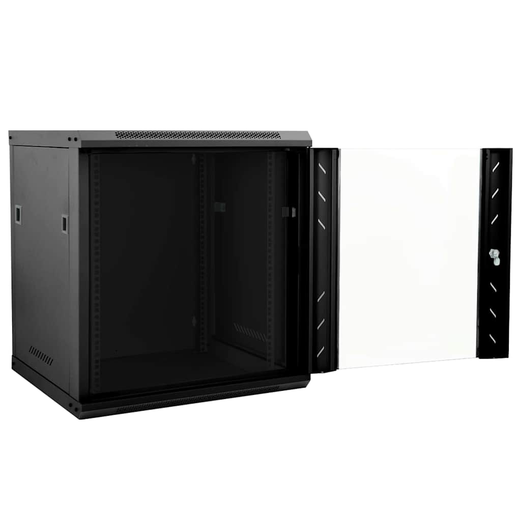 Netzwerkschrank mit Speicher Grau 60 x 45 x 28 cm Stahl
