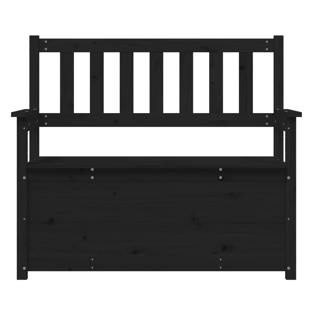 Sitzbank 112,5x51,5x96,5 cm Massivholz Kiefer