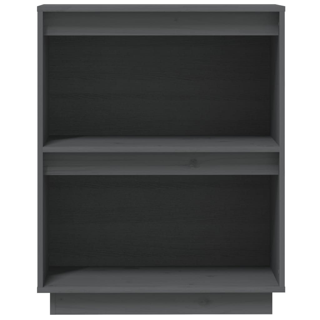 Beistellschrank Weiß 60x34x75 cm Massivholz Kiefer
