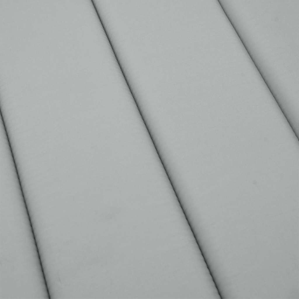 Sonnenliegen-Auflage Melange Anthrazit 186x58x4 cm Stoff