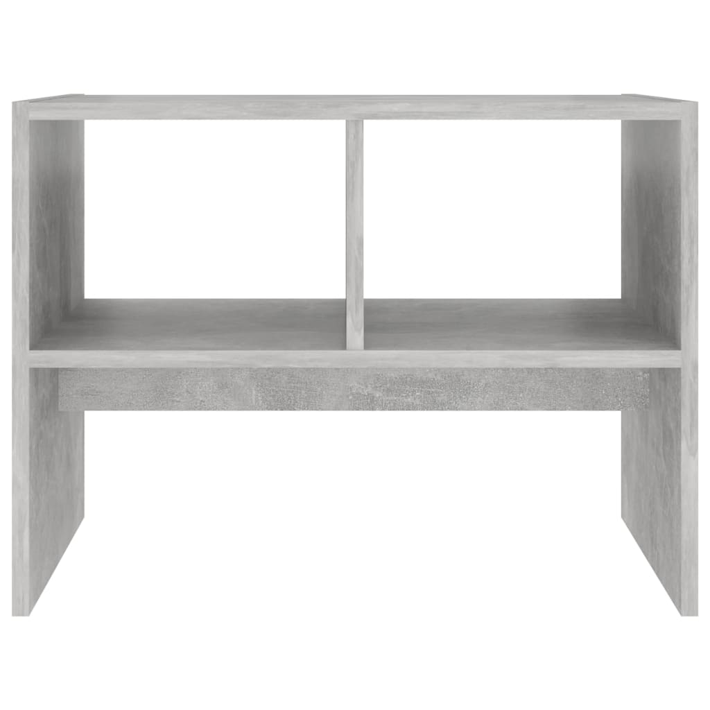 Beistelltisch Grau 60x40x45 cm Holzwerkstoff