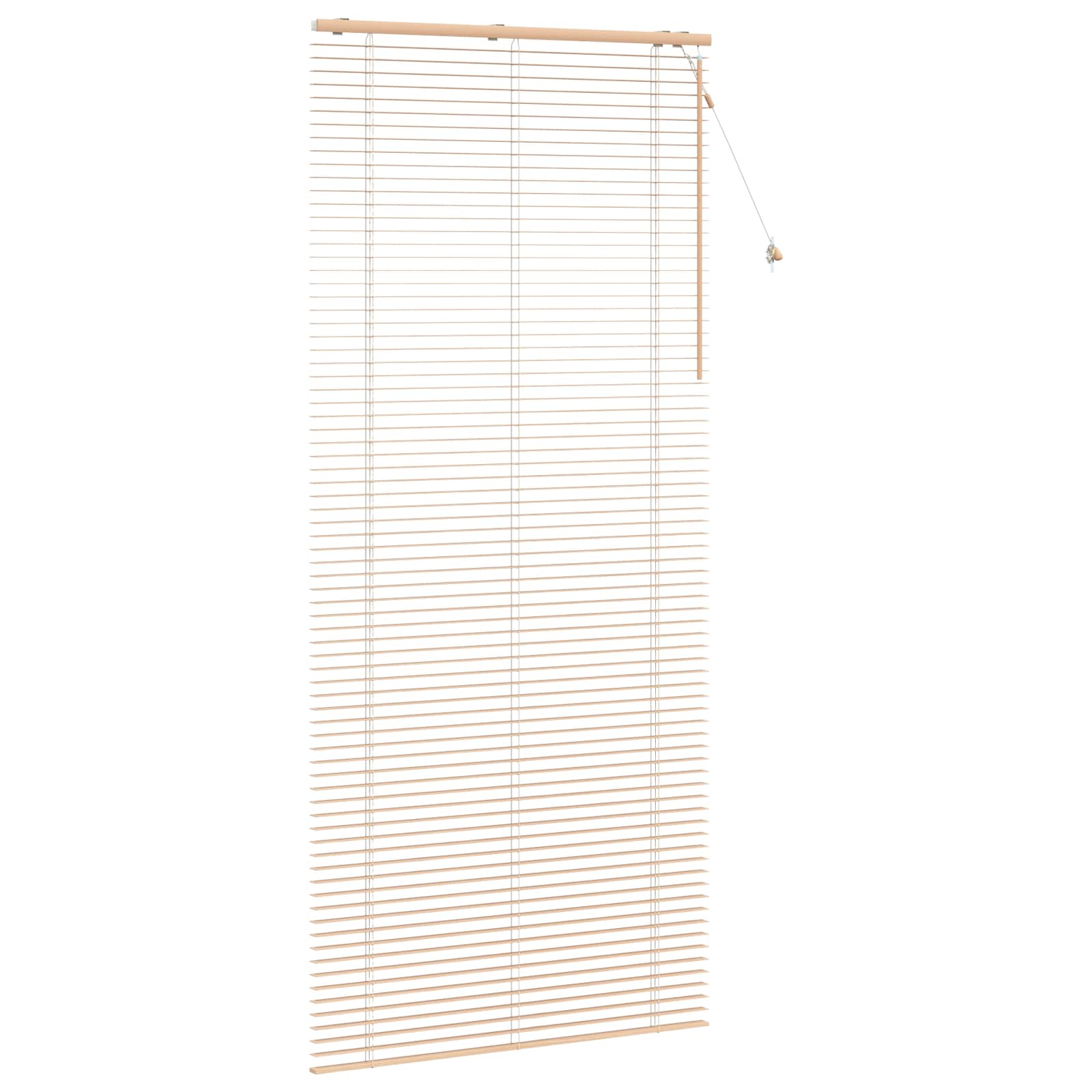 Jalousie Eichenoptik 40 x 130 cm 35 mm Massives Paulownia-Holz