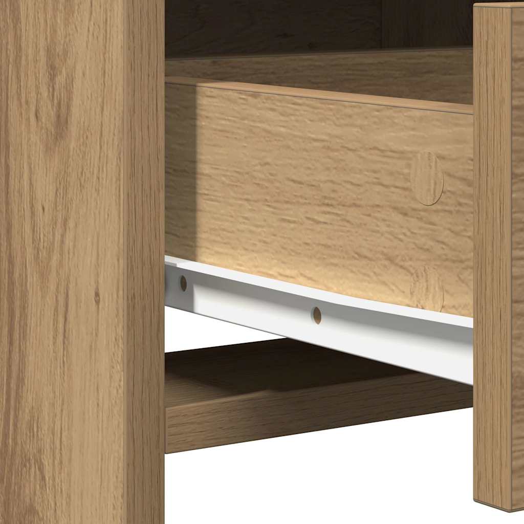 Schminktisch mit Regal Weiß 78,5 x 41 x 135 cm Holzwerkstoff