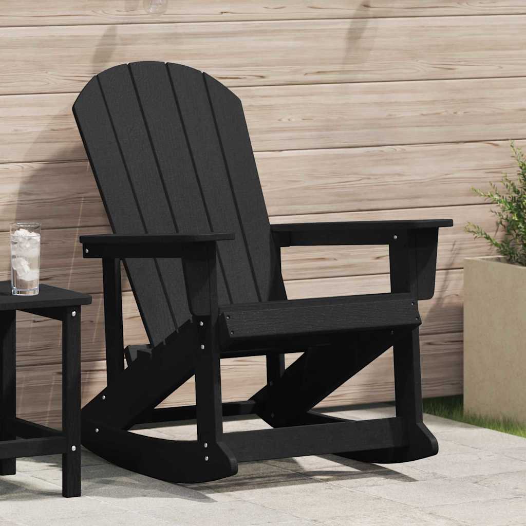 Adirondack-Schaukelstuhl Weiß 92 x 73,5 x 92 cm HDPE