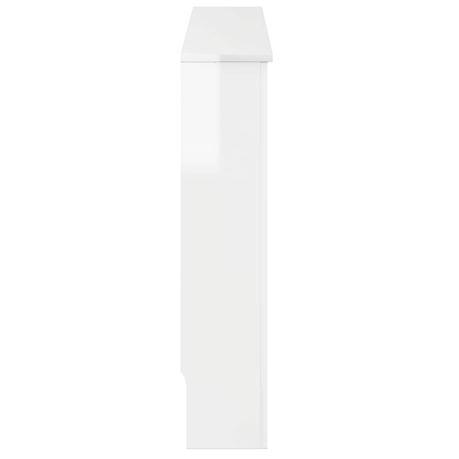 Holzwerkstoff Heizkörper-Abdeckung Heizkörperverkleidung 112 cm, weiß