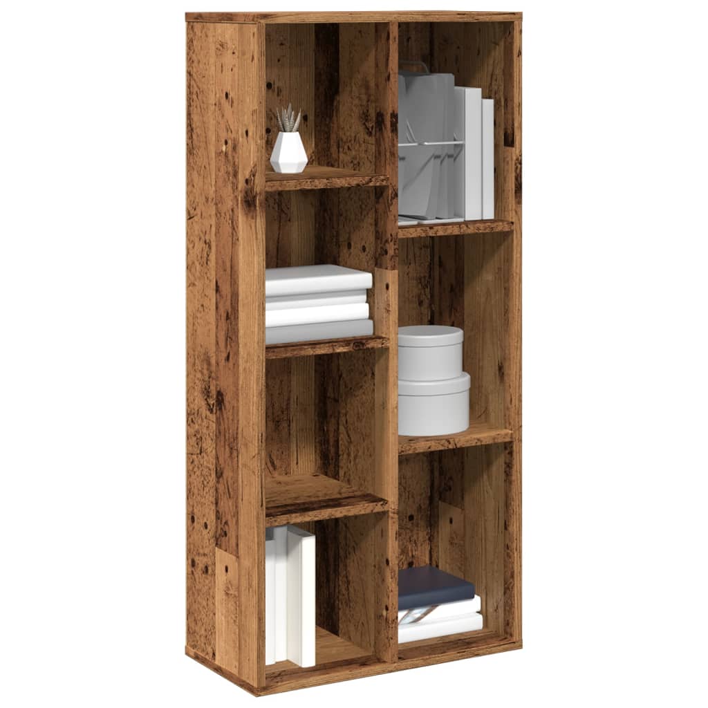 Bücherregal Weiß 50×25×106 cm Holzwerkstoff