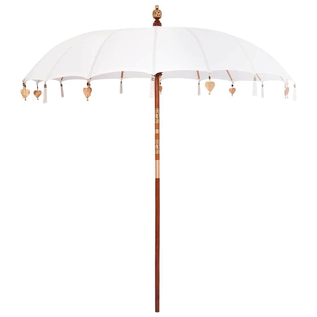 Balinesischer Sonnenschirm Creme 190 x 190 x 260 cm