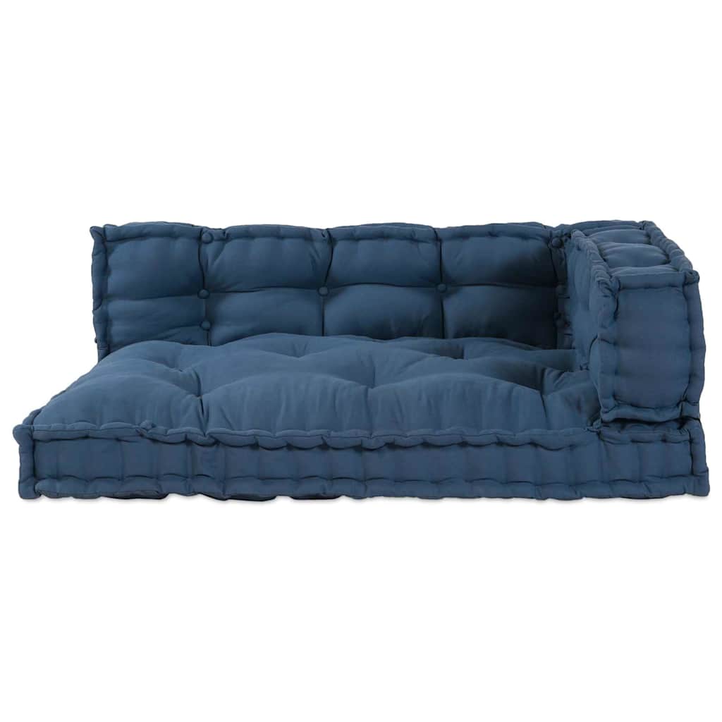 Palettensofa-Auflage Mehrfarbig Stoff Patchwork