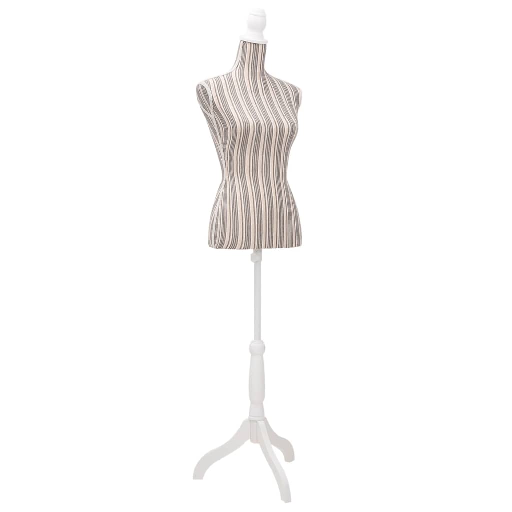 Damenbüste Schneiderpuppe Büste Torso Angezogen Mannequin Schwarz