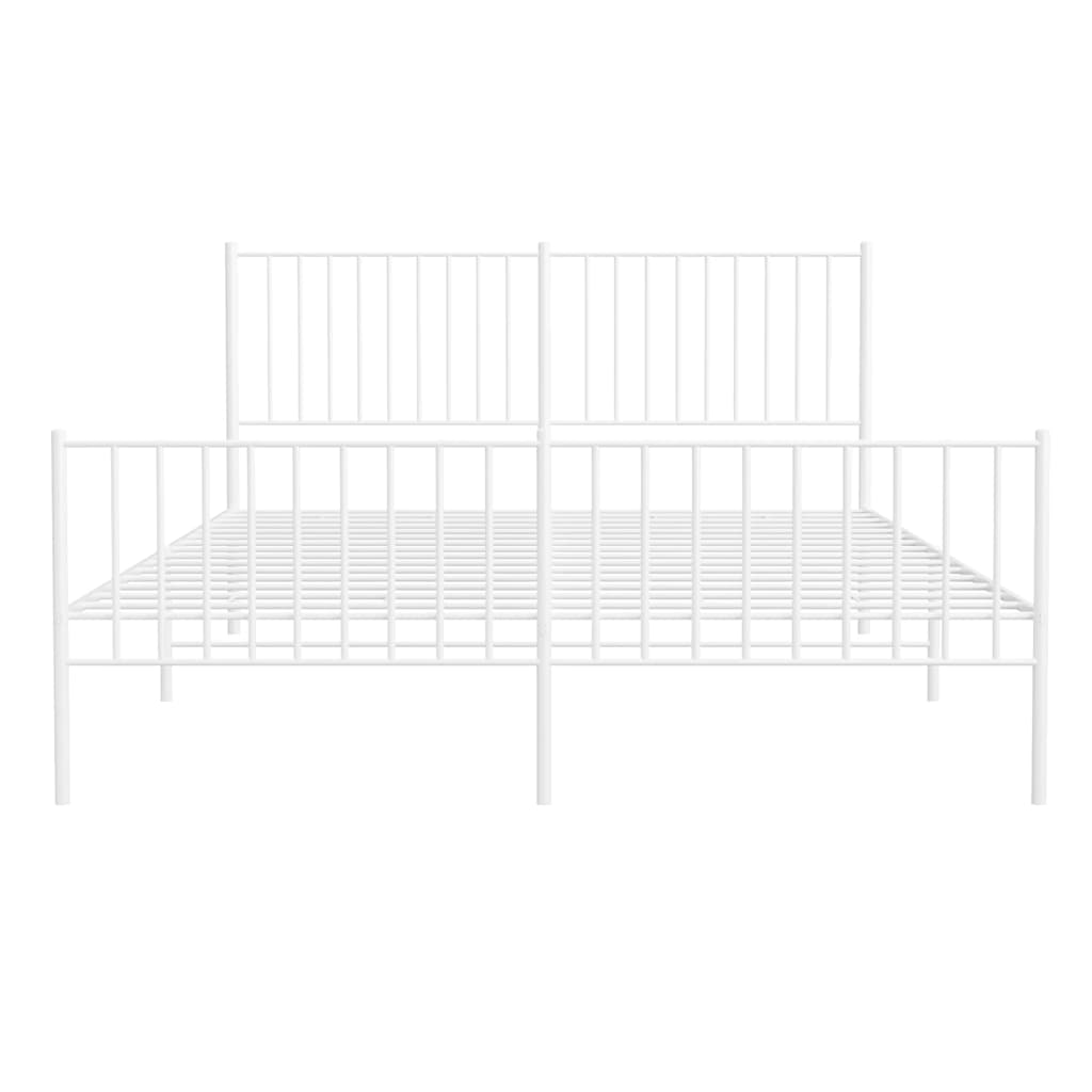 Bettgestell Metall Schwarz 75x190 cm