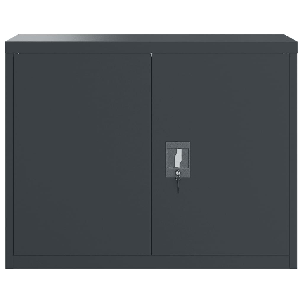 Aktenschrank Weiß 90x40x110 cm Stahl