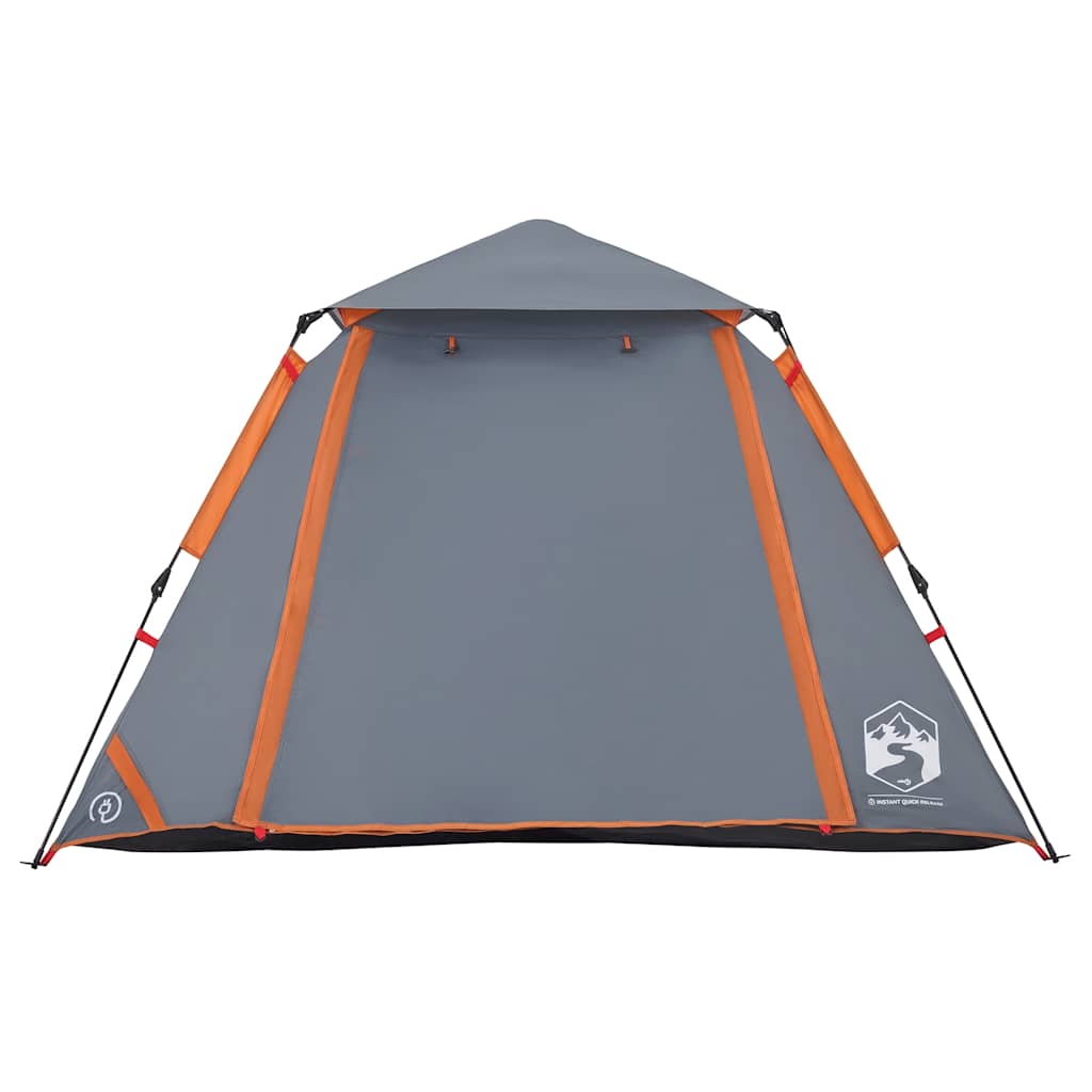 Kuppel-Campingzelt 4 Personen Grün Quick Release