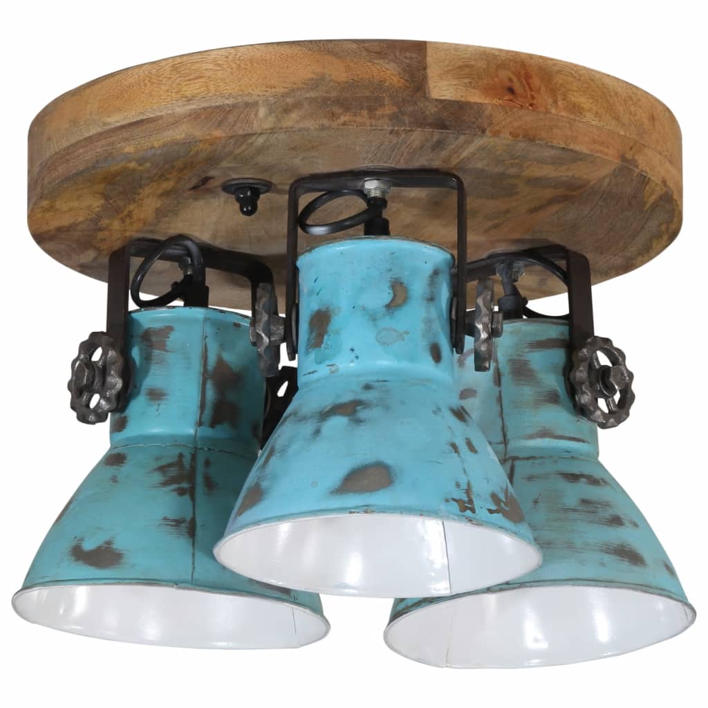 Wandlampe Industriestil Silbern 45x25 cm E27