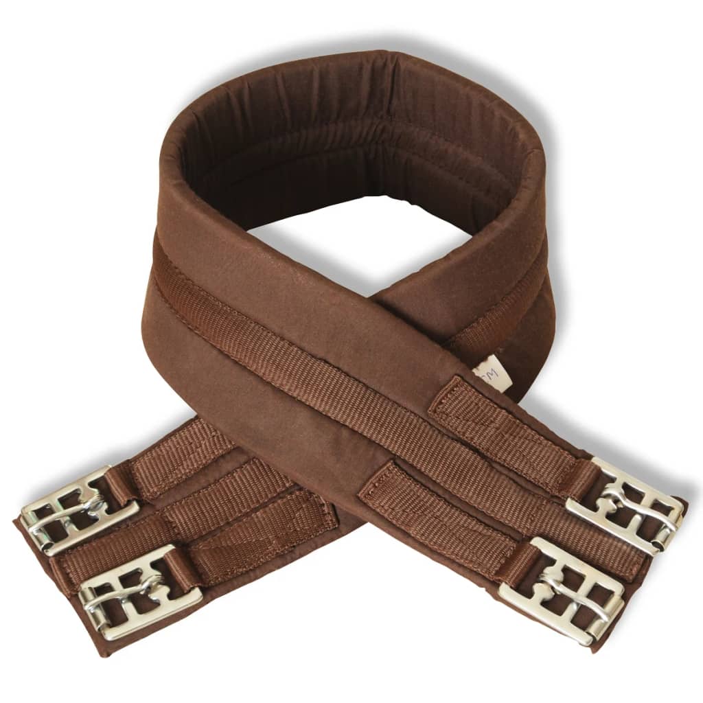 Pferdereiten Sattelset 16" echtes Leder schwarz 14 cm 5-in-1