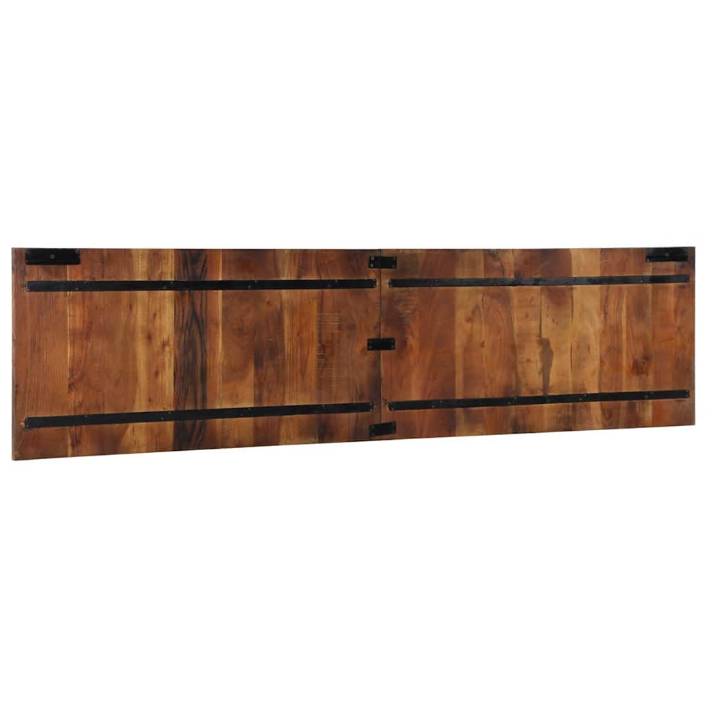 Kopfteil Mehrfarbig 160 cm Massivholz Altholz
