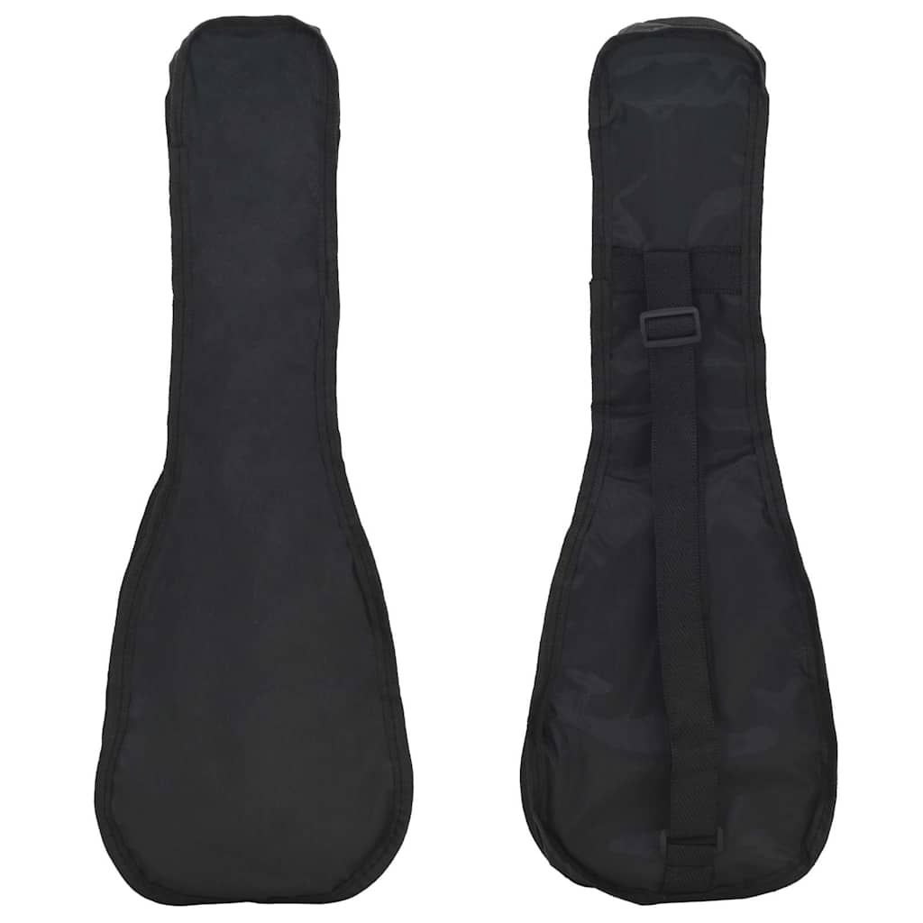 Sopran Ukulele Set für Kinder mit Tasche Dunkles Holz 21