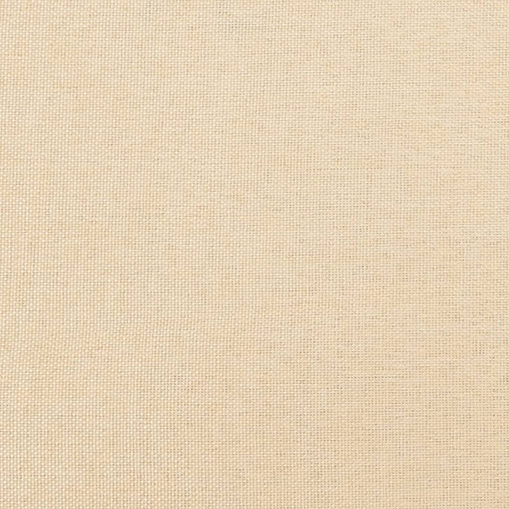 Esszimmerstühle 2 Stk. Drehbar Creme Stoff