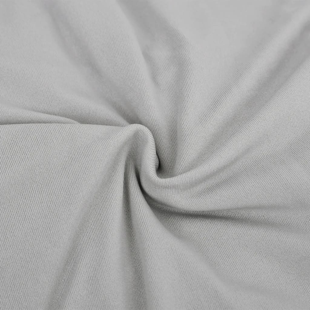 Stretch-Sofahusse Schwarz Polyester-Jersey