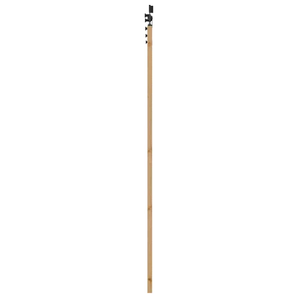 Schiebetür ORKDAL Natürlich und Schwarz 61 x 198,5 cm