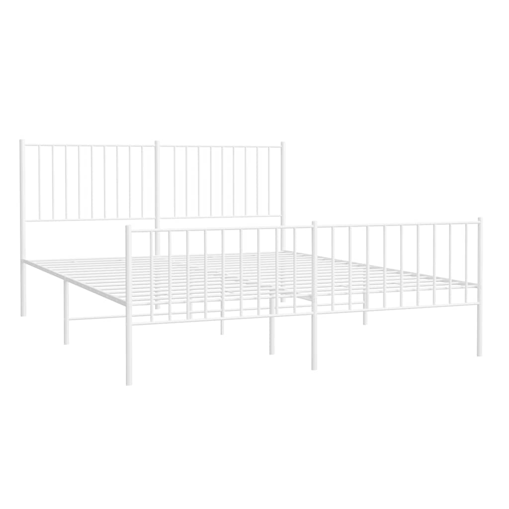 Bettgestell Metall Schwarz 75x190 cm