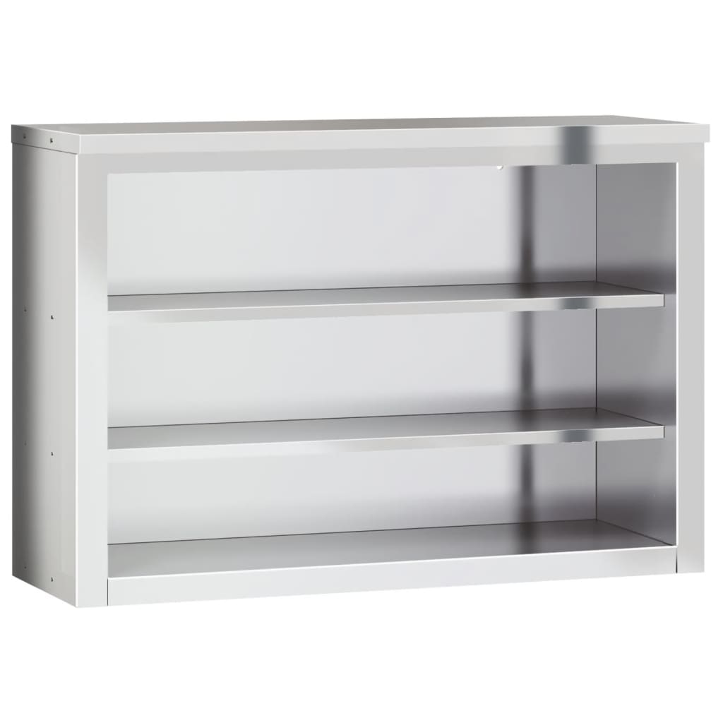 Küchen-Wandschrank mit Schiebetüren Edelstahl