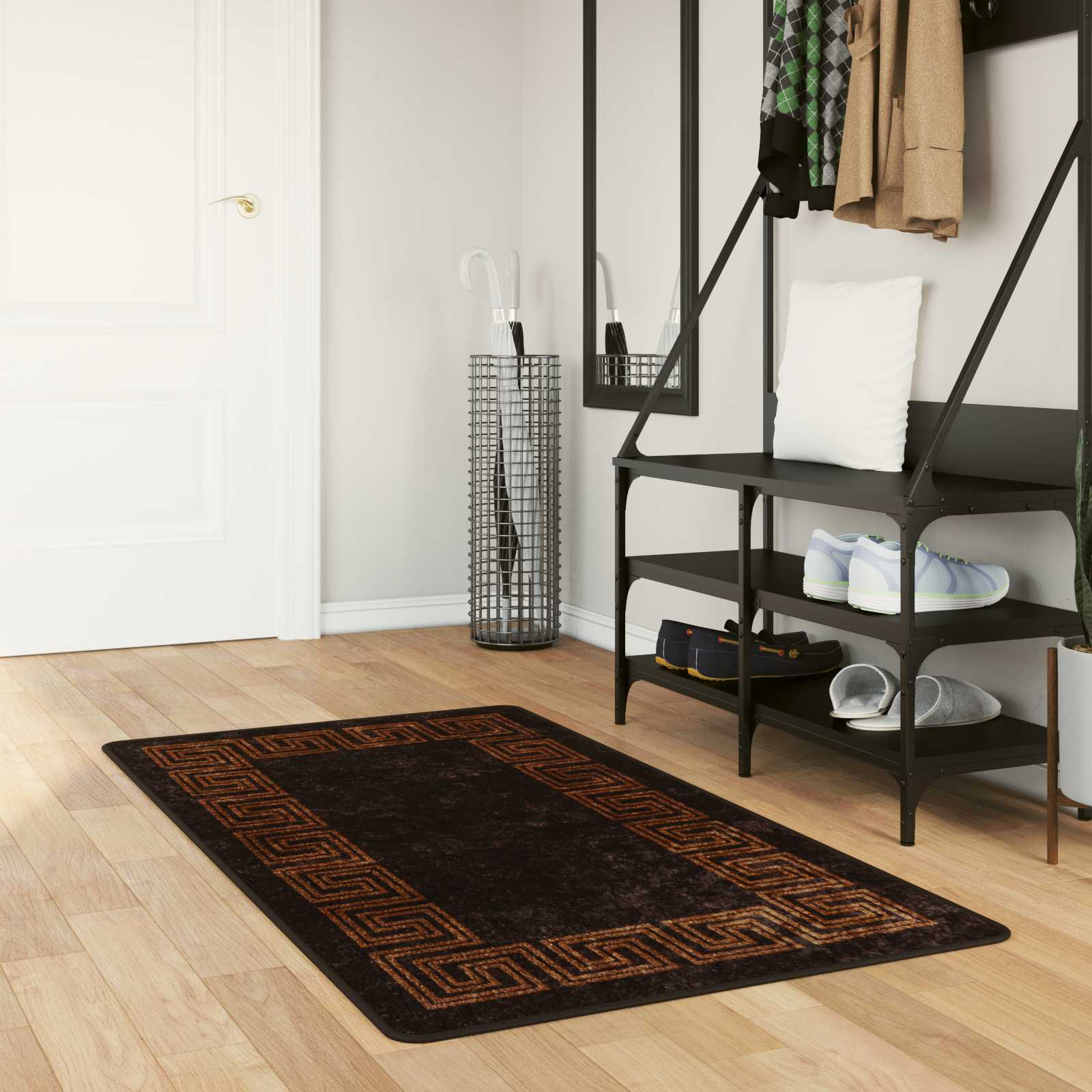 Teppich Waschbar Mehrfarbig 160x230 cm