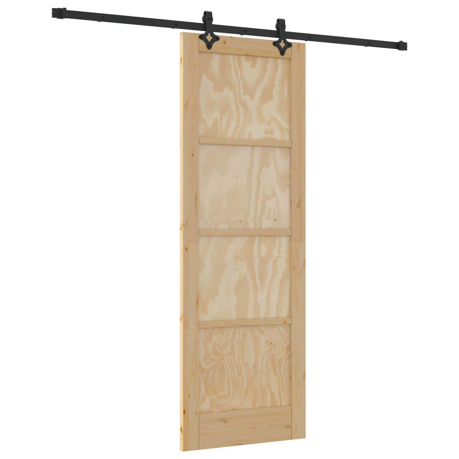 Schiebetür ORKDAL Natur 61 x 198,5 cm Massives Kiefernholz