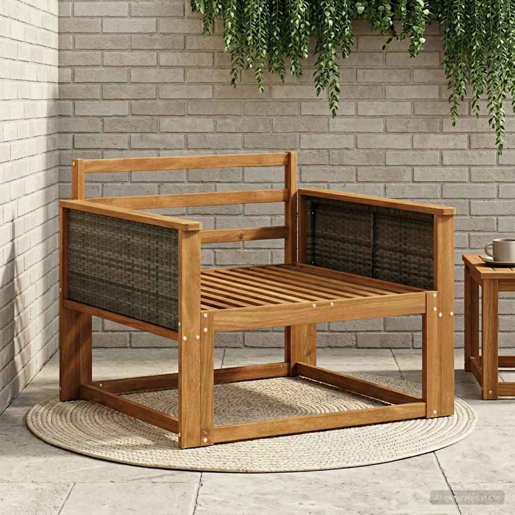 Outdoor Mittelsofa Natur