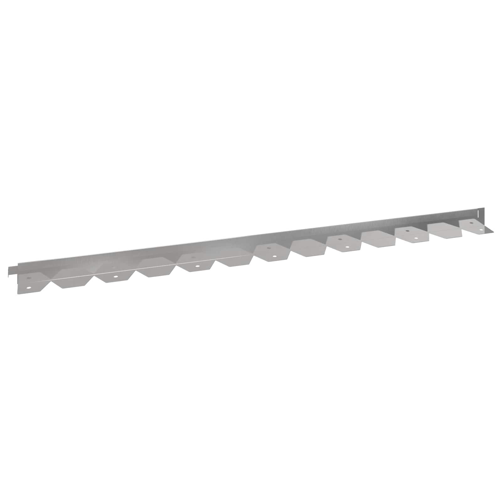 Raseneinfassung 10 pcs 102 x 4 x 4 cm Stahl Schwarz