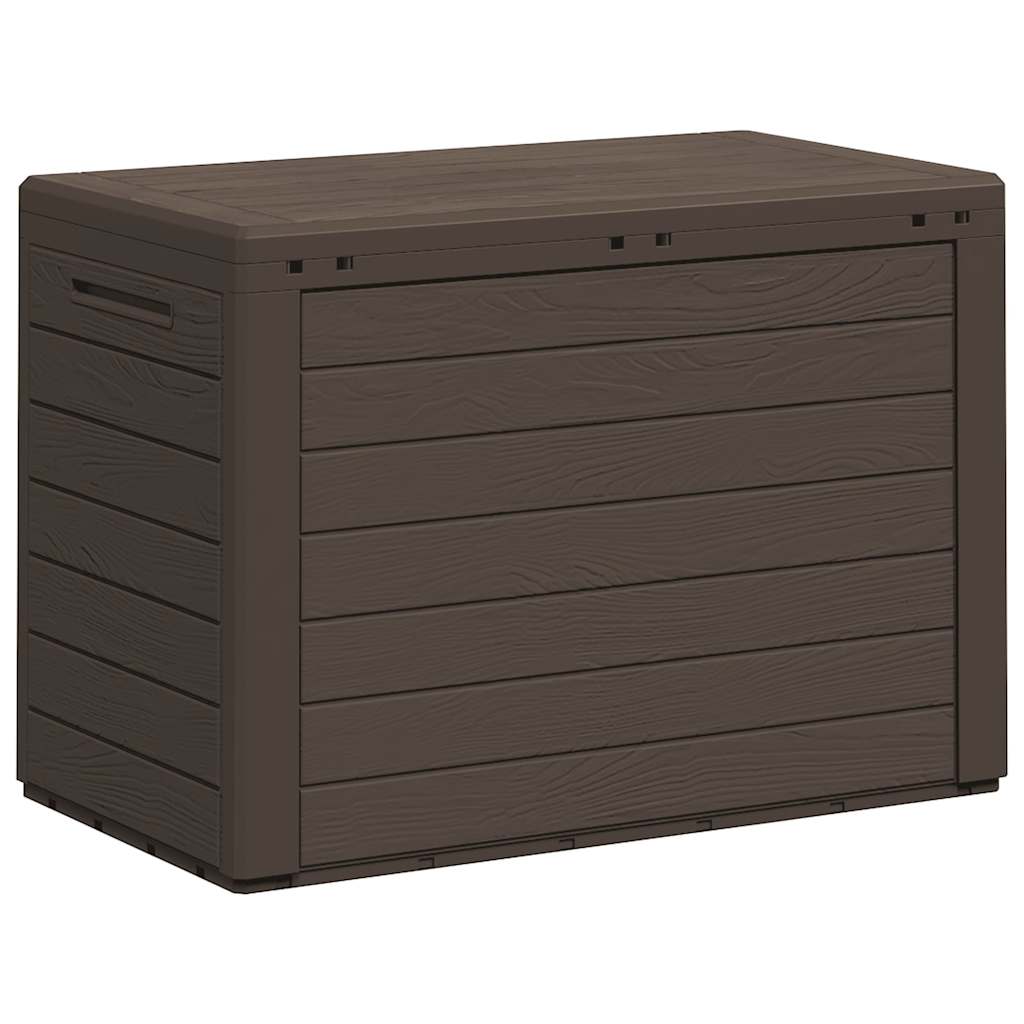 Gartentruhe Braun 58,5x46x55 cm Polypropylen