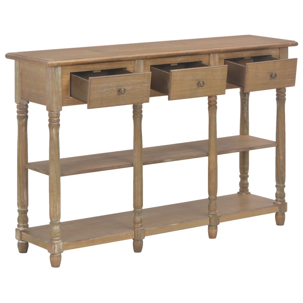 Konsolentisch Schwarz 110x30x76 cm Holzwerkstoff