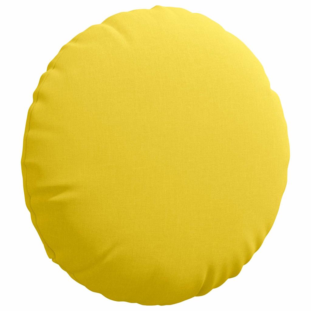 Sitzkissen 2 pcs Hellgrau Ø30 x 13 cm Stoff
