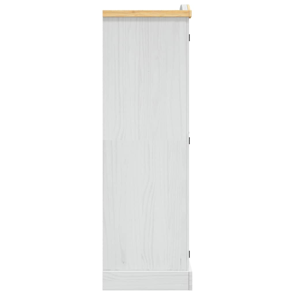 Kleiderschrank Mexiko-Stil Kiefernholz 2 Türen