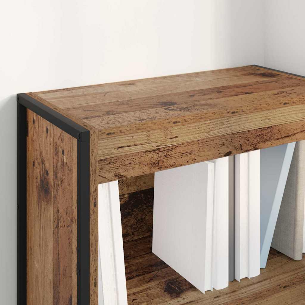 Bücherregal 2 pcs Schwarz Eichen-Optik 60 x 30 x 189,5 cm