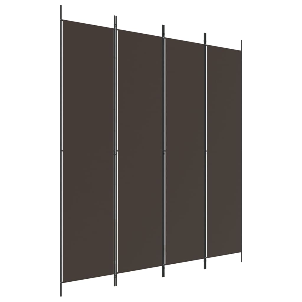 3-teiliger Raumteiler Beige 150 x 220 cm Stoff