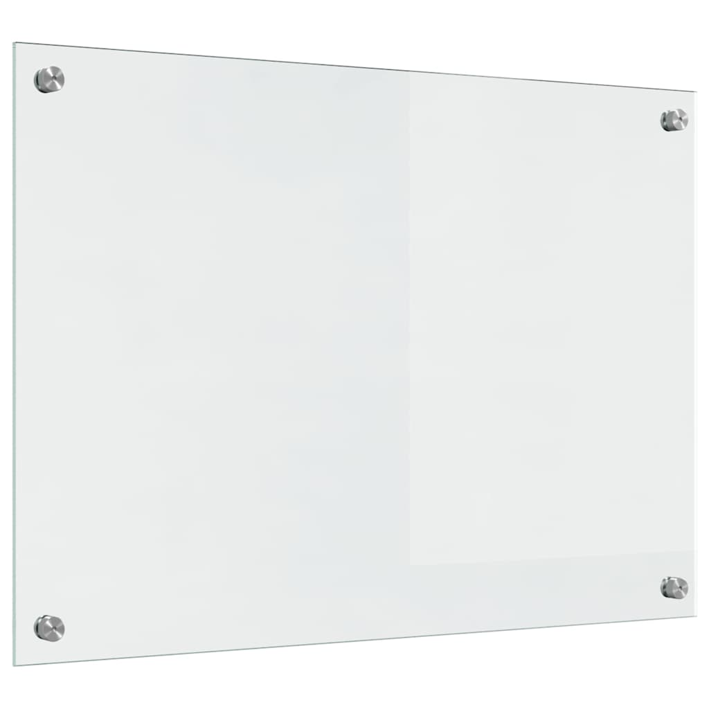 Küchenrückwand 2 pcs Weiß 70 x 40 cm Gehärtetes Glas