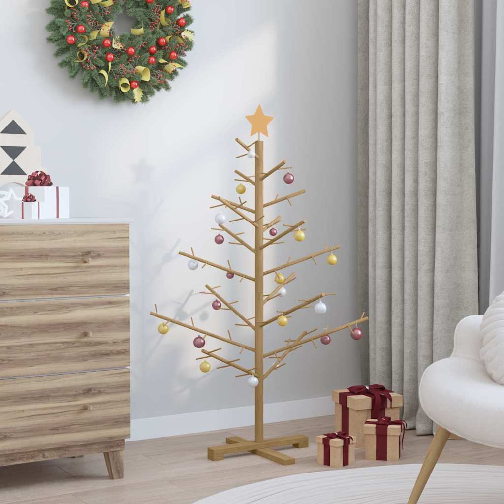 Holz Weihnachtsbaum Natur 150 cm Massives Kiefernholz